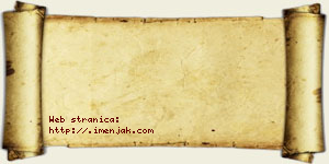 Hana Vukmirović vizit kartica